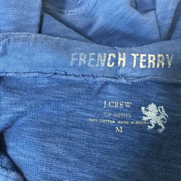 J Crew Blue Women's Hoodie - Picture 4 of 4